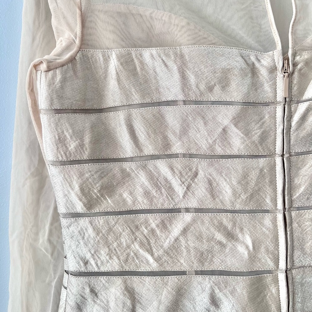 Adrianna Papell Evening Essentials Corset | Champagne |Size 8 - Picture 6 of 9